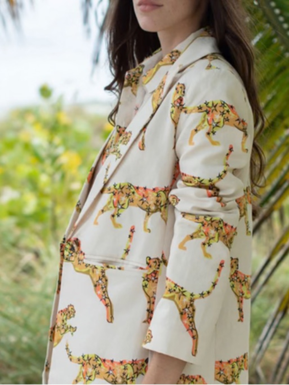 Las Surenas - Leopard Star Blazer - XL - NWT in Original Packaging - Picture 8 of 8